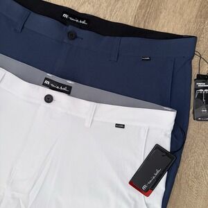 NWT Lot Of 2 Travis Mathew Wanderlust Shorts Men's 42 Grey Navy Performance 9"